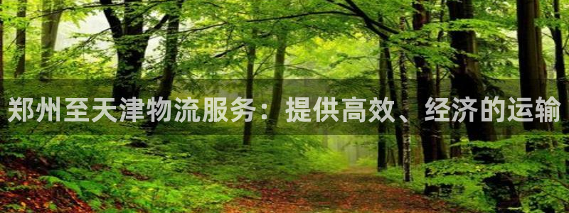 28圈免费充钱：郑州至天津物流服务：